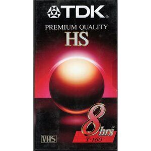 3 Sealed VHS Blank Video Tapes TDK & Fuji